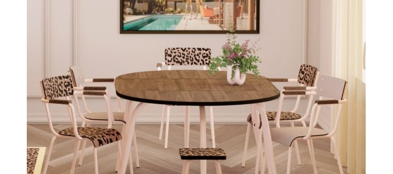 Consoles et bouts de table 120 cm : Polyvalence et style rétro – Les Gambettes