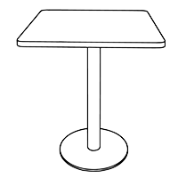 TABLES EN PLASTIQUE RECYCLÉ