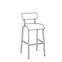 CHAISES DE BAR 65CM