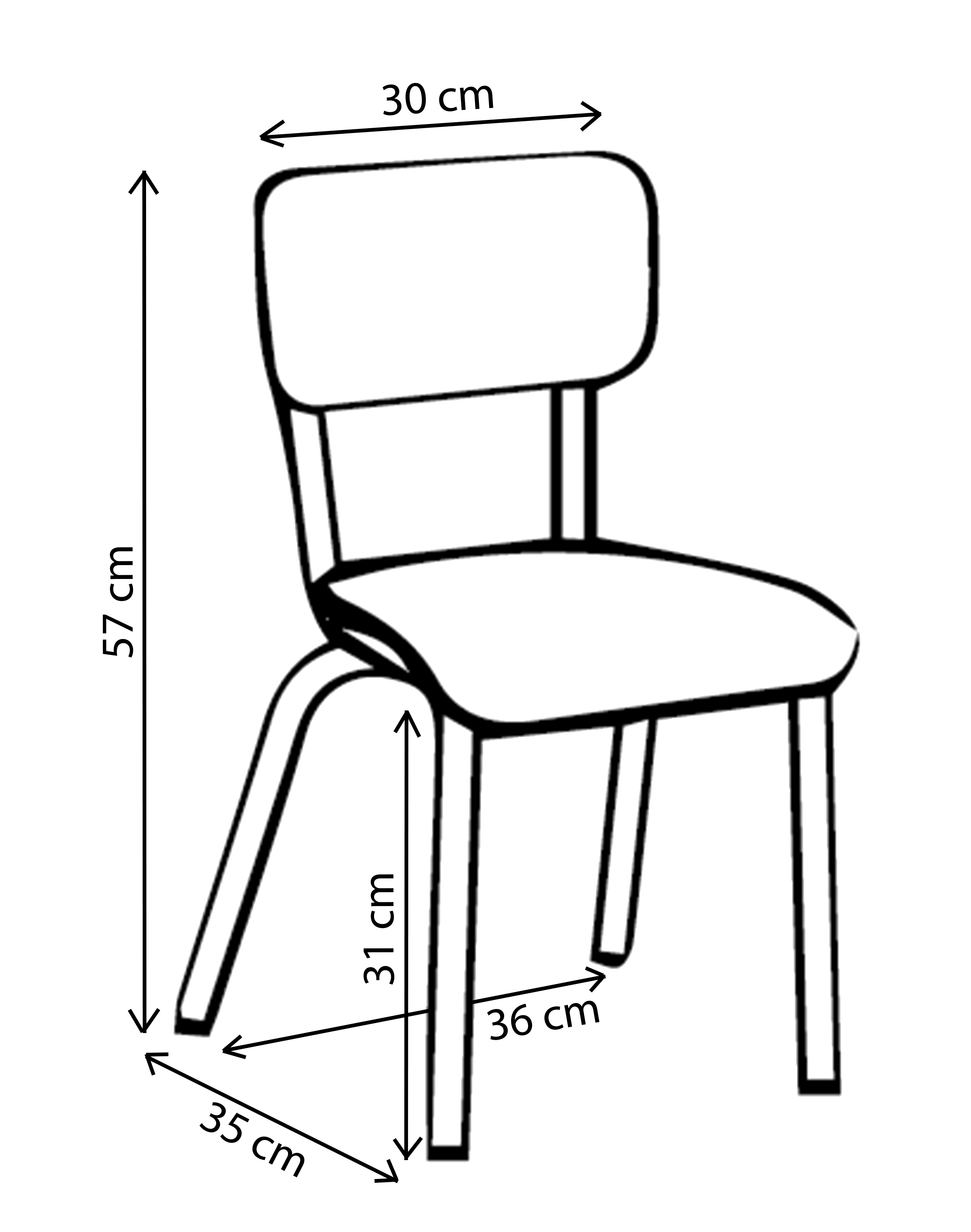 Chaise pour enfant  Noir - Liewood - little cecile