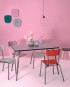 Oldies Dining table for 6 gray