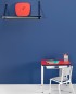 Child desk for vintage study room red
