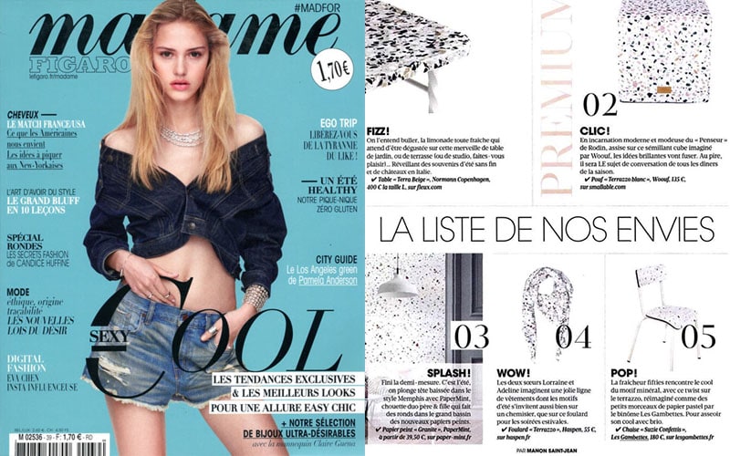 TERRAZZO ARTICLE PRESSE