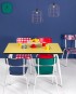 Dining room Table and chairs retro vintage