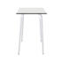 White Vera High Table 70×70