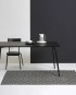 noir pieds noir table chaises