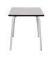 table carré gris restaurents