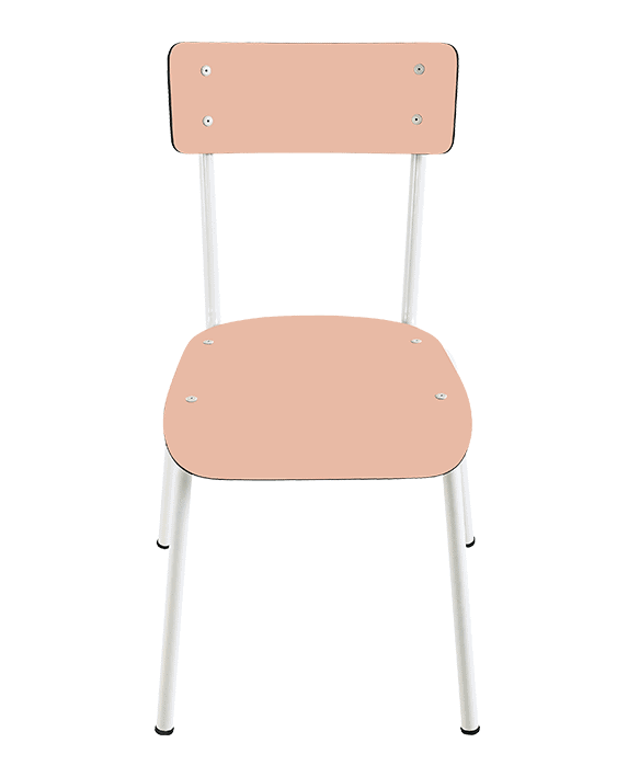 Chaise Rose D'écolierChaises Rétro Poudré Design Suzie FlK1JTc