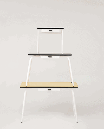 Regine Child Desk Grey Les Gambettes