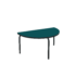 table basse demi lune table basse bleu canard