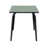 TABLE SALLE A MANGER KAKI PIEDS NOIRS
